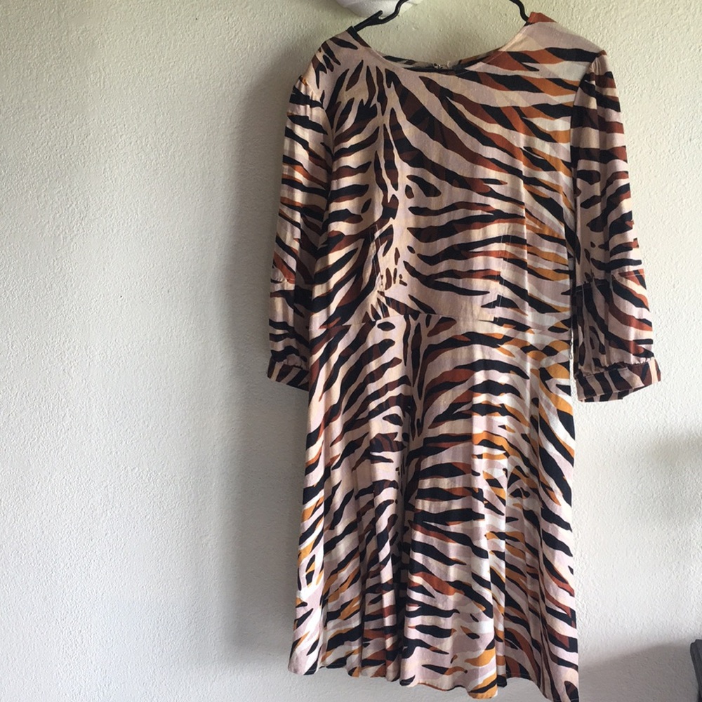 Who what wear animal print dress